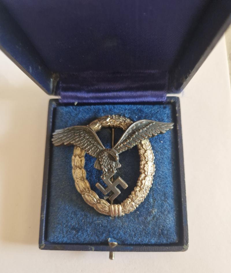 Luftwaffe Pilots Badge Boxed