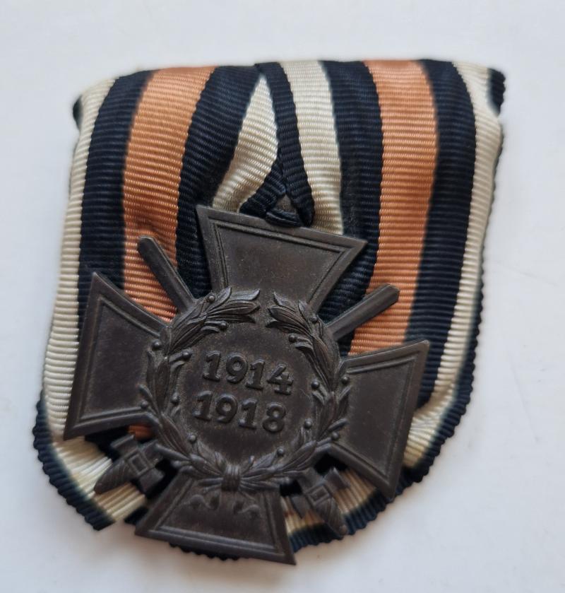 1914-18 Front Fighters Cross with Swords