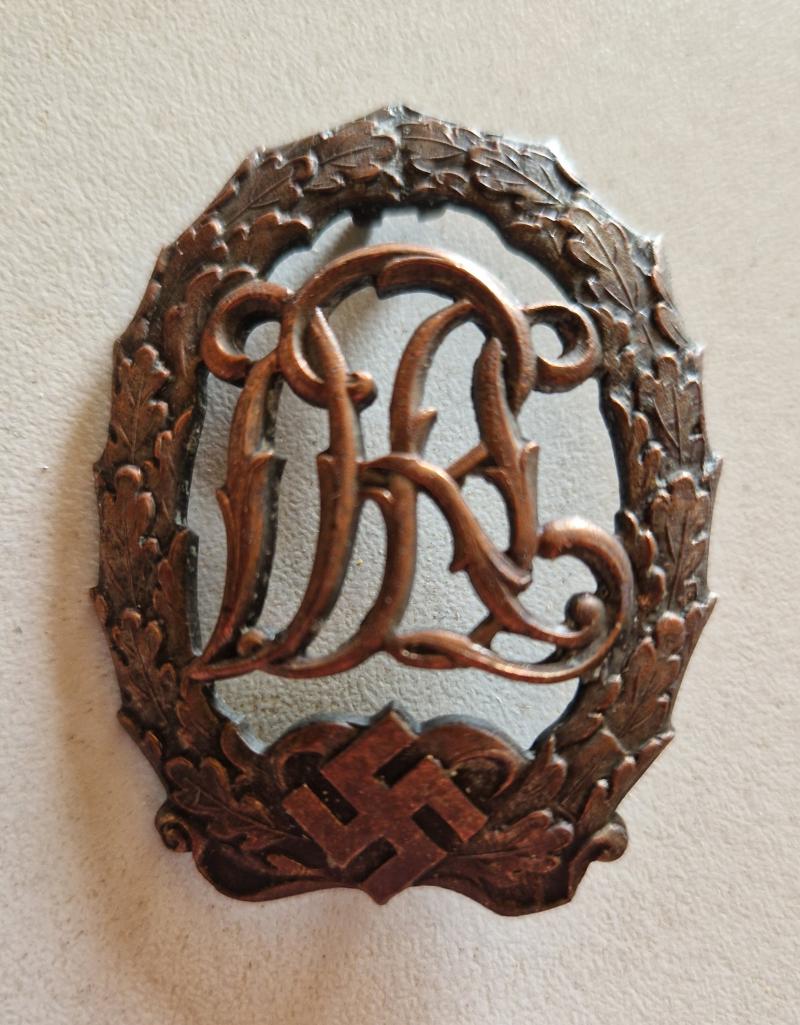 Bronze DRL Sports Badge