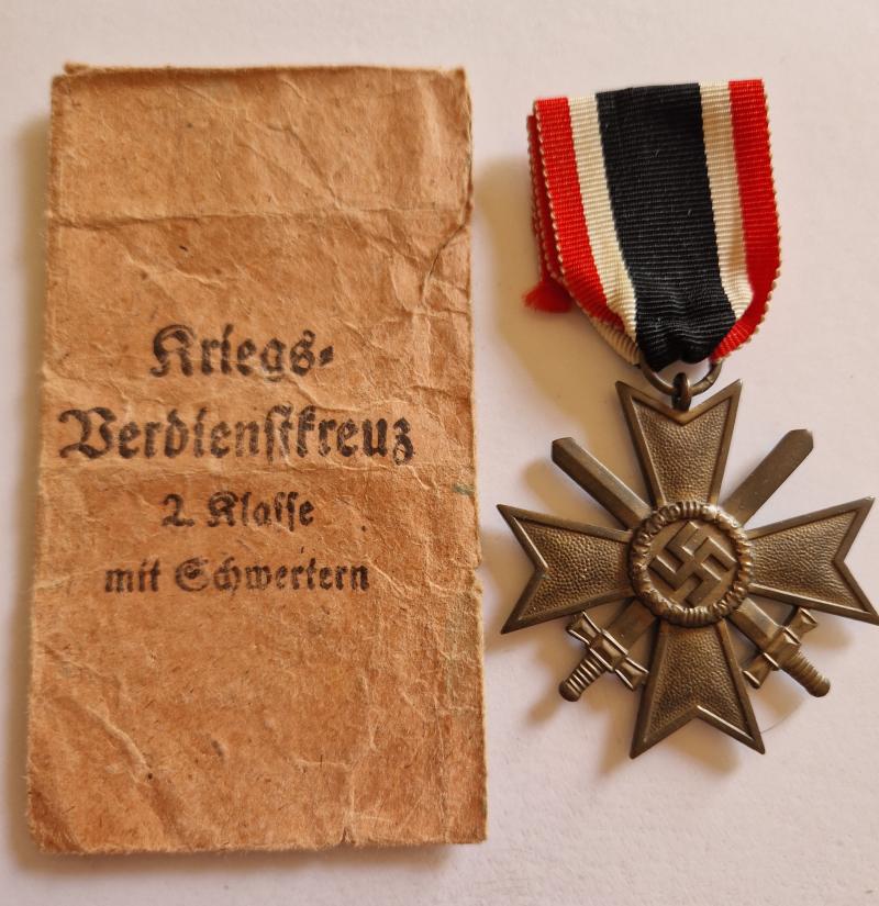 War Merit Cross With Swords 2nd Class and Pack