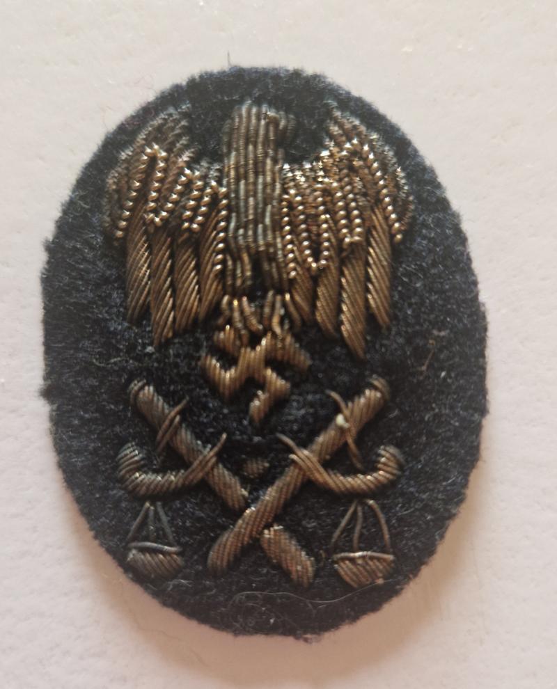 Navy Admin Trade Badge