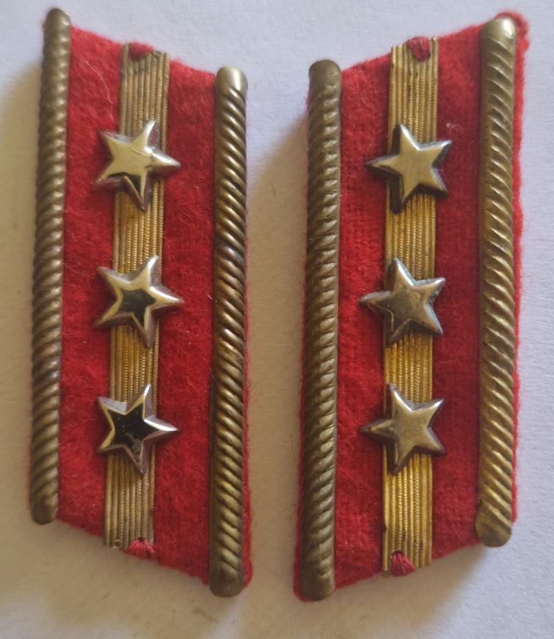 Japanese WW2 Officers Collar Patches