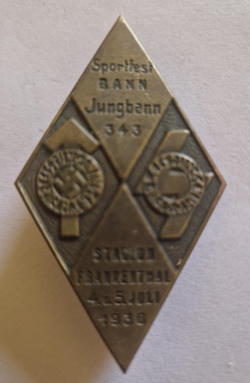 HJ 1936 Day Badge
