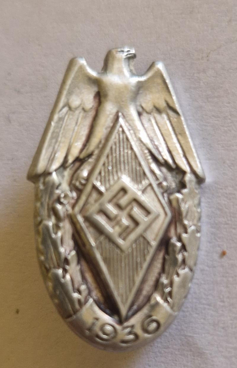 HJ Sports Badge 1936