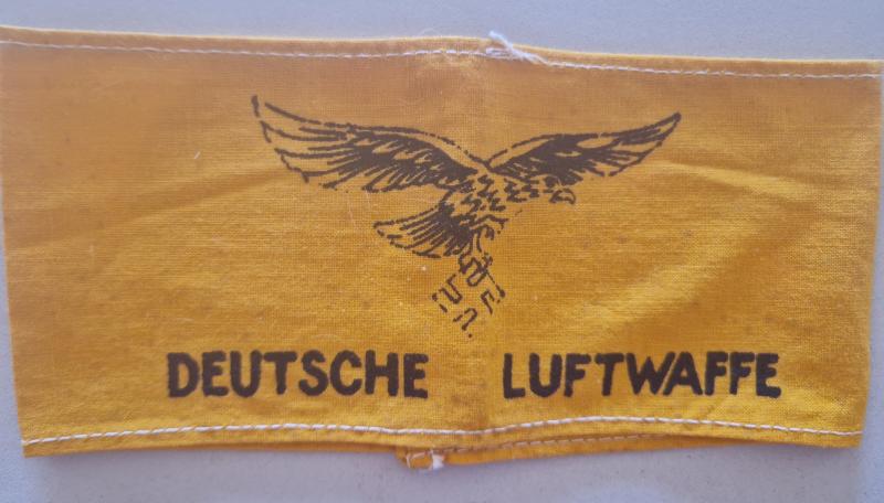 Luftwaffe Downed Aircrew Armband