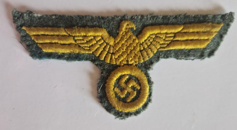Coastal Artillery Woven Breast  Eagle