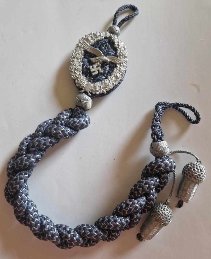 Luftwaffe Marksman Lanyard