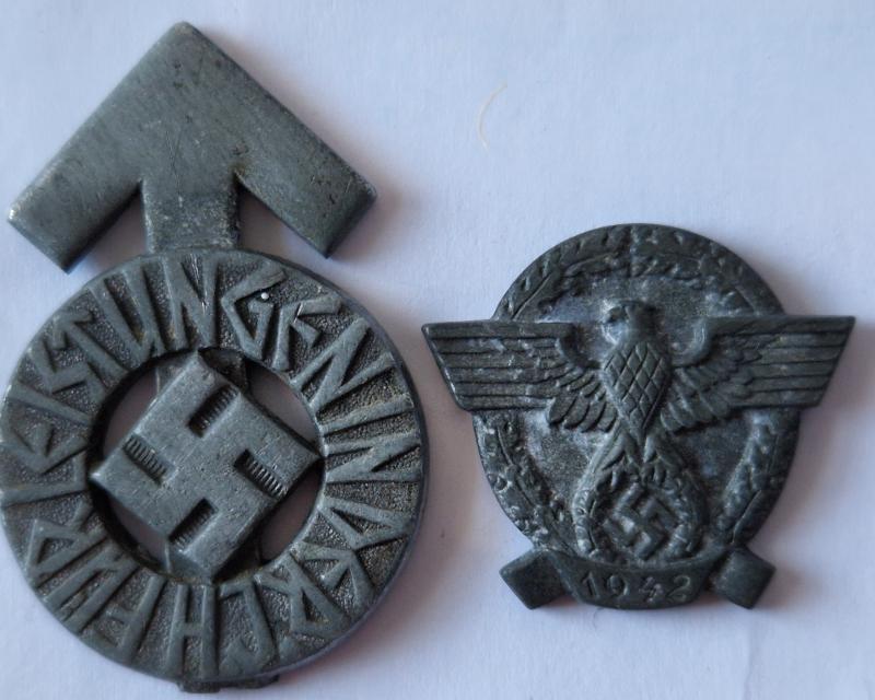HJ Proficiency Badge and Small Police Badge